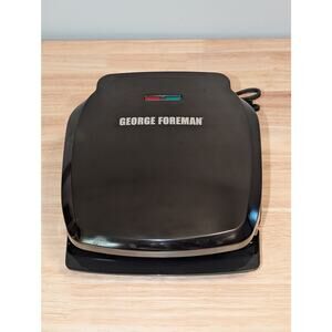 George Foreman Non-Stick 2-Serving Grilling Machine & Panini Press #GR320FBC